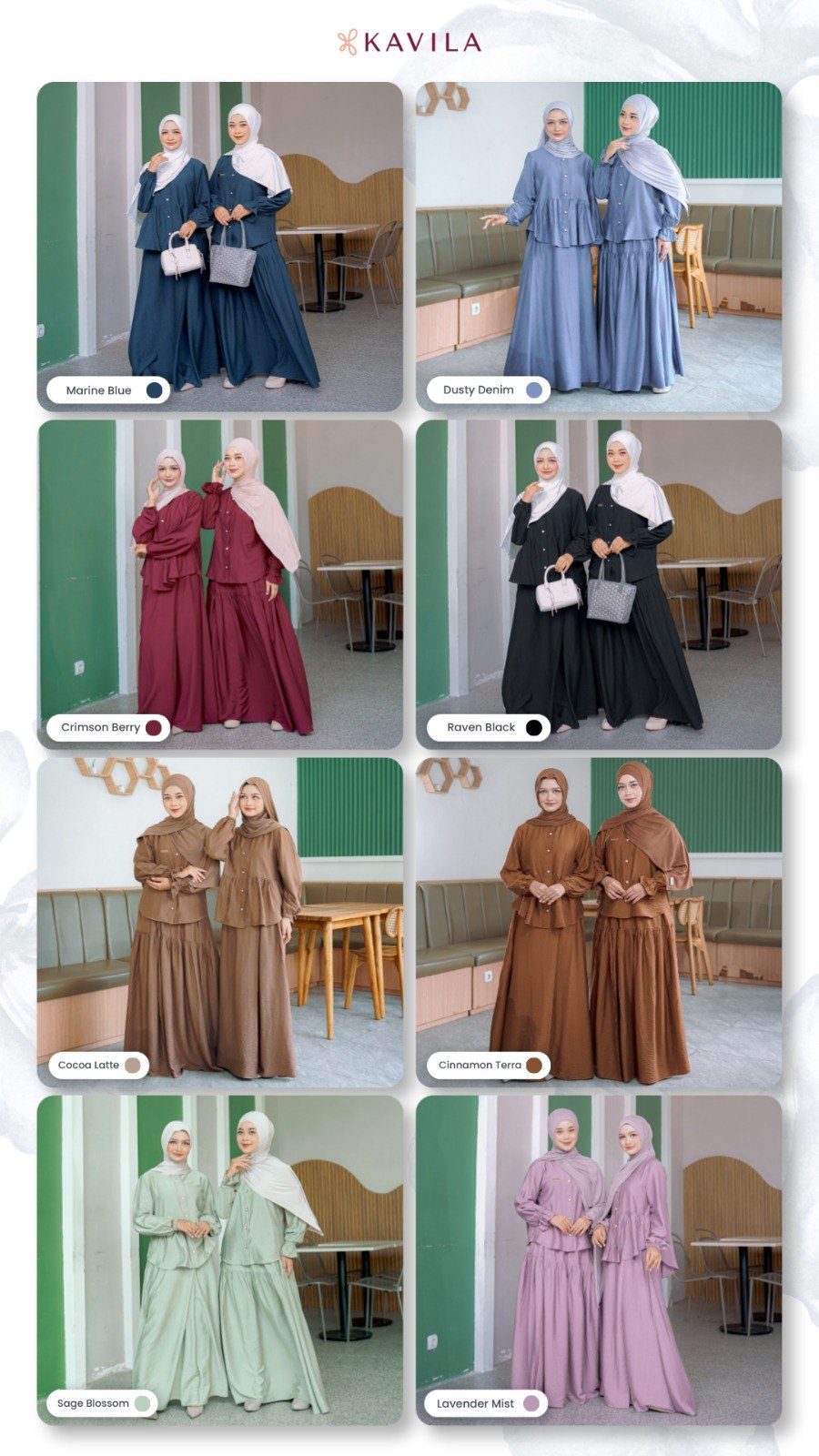 Sada One Set By Kavila Hijab