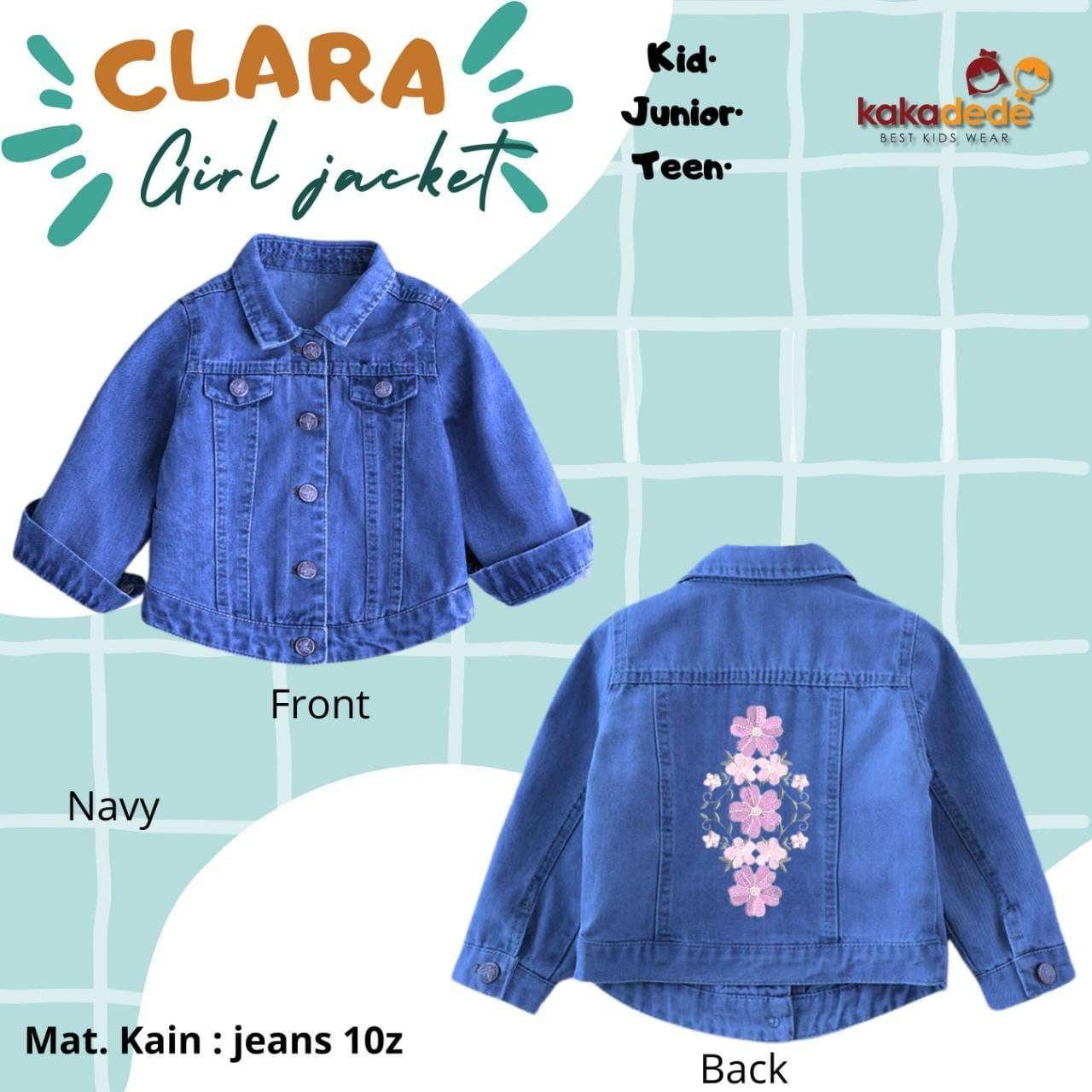 Clara Jacket Jeans by Kakadede